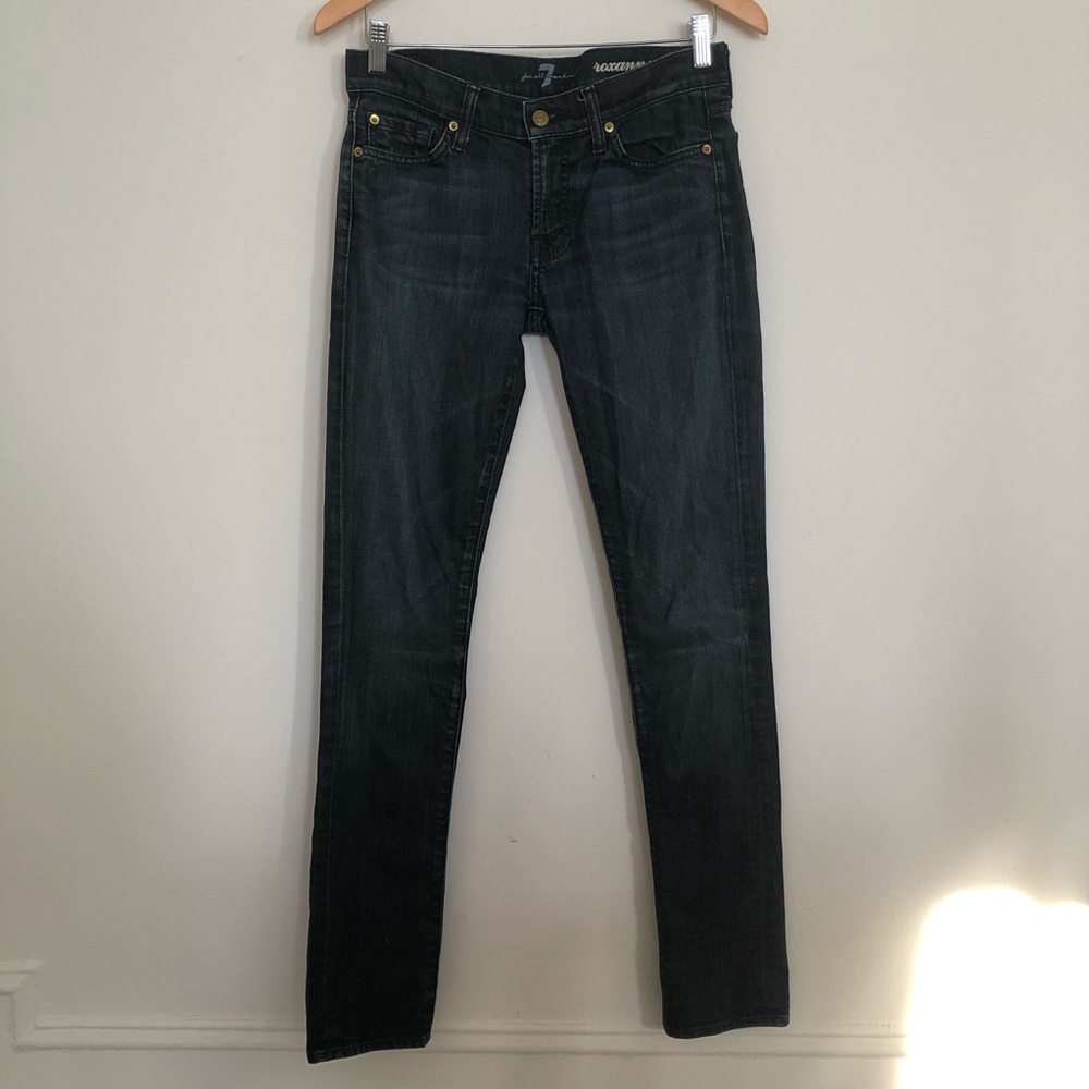 7 For All Mankind Roxanne Skinny Stretch Jeans 27